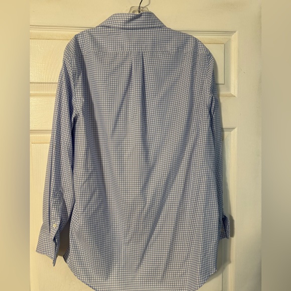 Lauren Ralph Lauren Light Blue Gingham Shirt - Picture 4 of 7